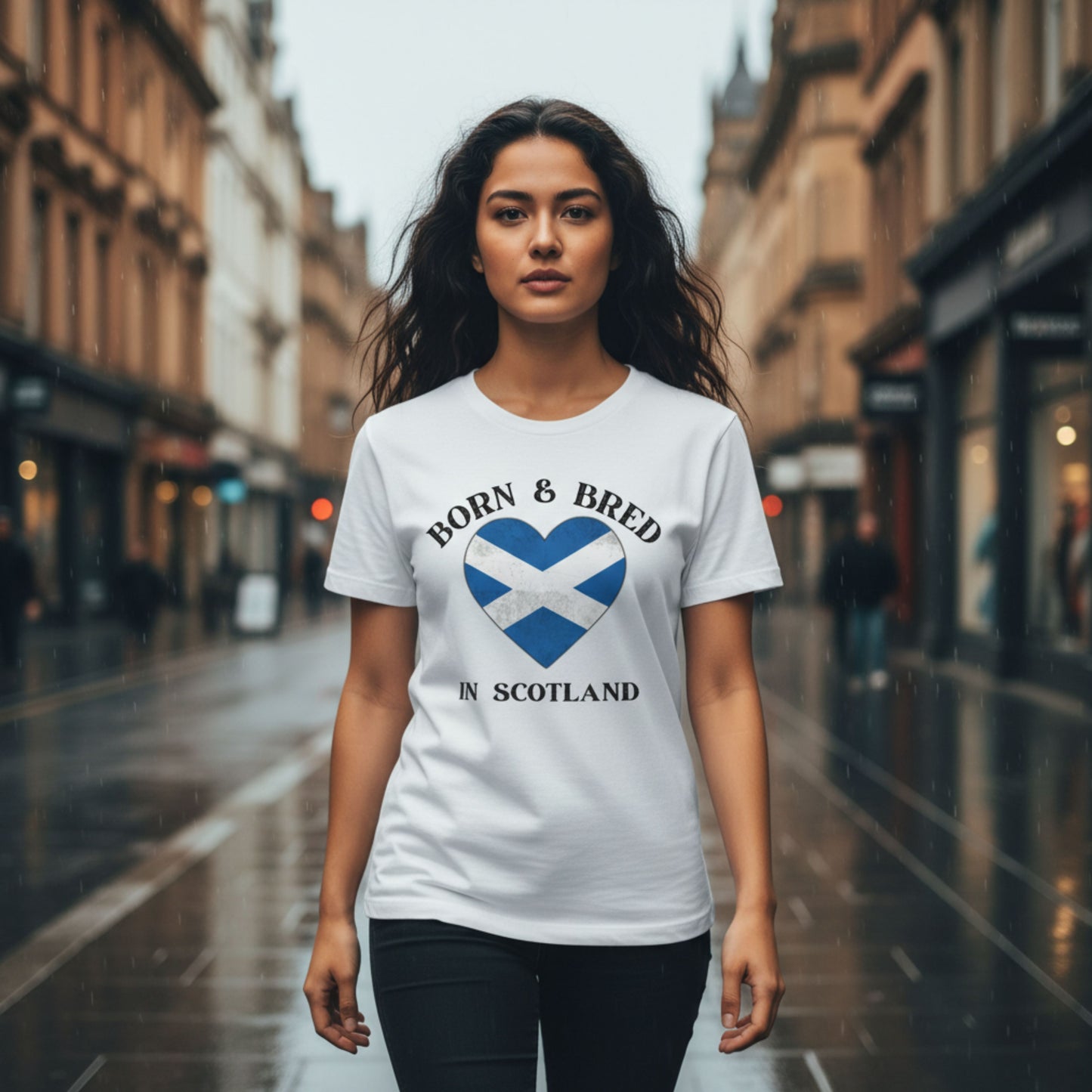 Scotland Born & Bred T-Shirt White